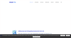 Desktop Screenshot of hickl.de